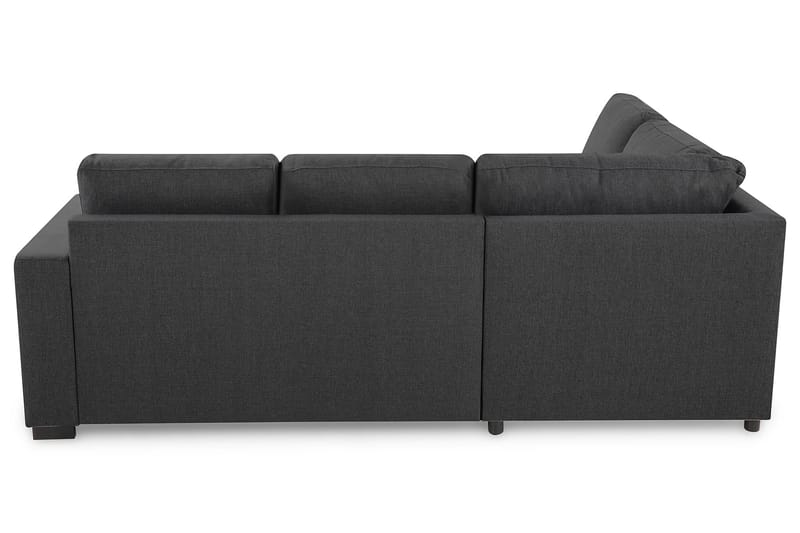 Crazy 3-personers Venstrevendt L-formet Chaiselongsofa i Stof - Mørkegrå - Møbler - Sofaer - Sofa med chaiselong