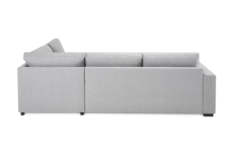 Crazy 3-personers Venstrevendt L-formet Chaiselongsofa i Stof - Grå - Møbler - Sofaer - Sofa med chaiselong