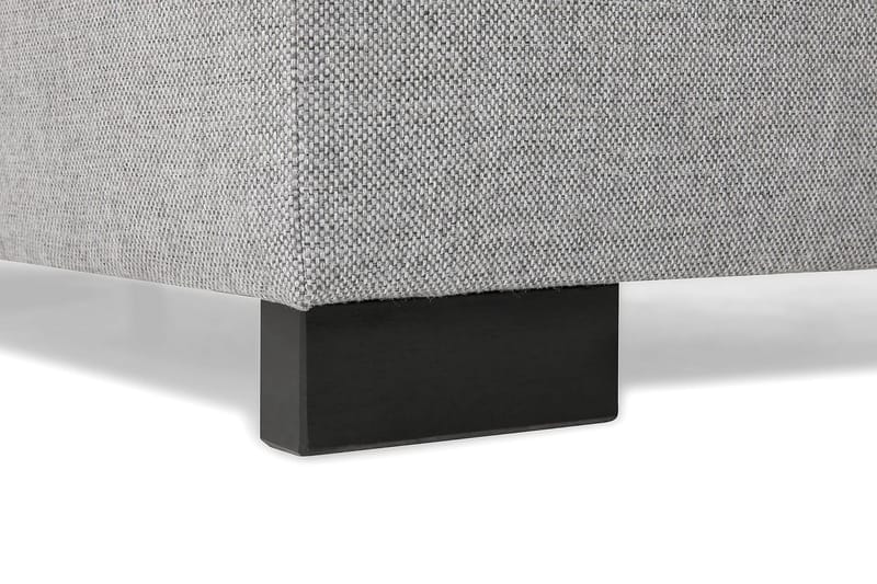 Crazy 3-personers Vendbar L-formet Chaiselongsofa i Stof - Grå - Møbler - Sofaer - Sofa med chaiselong