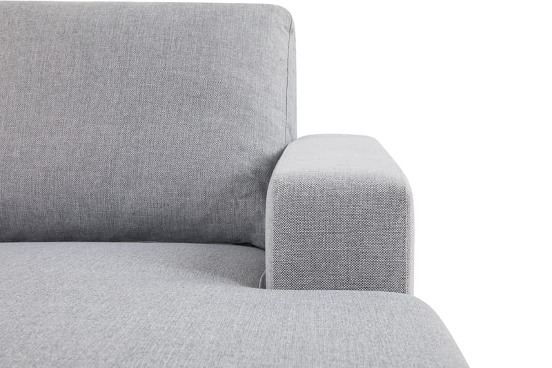 Crazy 3-personers Vendbar L-formet Chaiselongsofa i Stof - Grå - Møbler - Sofaer - Sofa med chaiselong