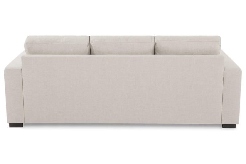 Crazy 3-personers Vendbar L-formet Chaiselongsofa i Stof - Beige - Møbler - Sofaer - Sofa med chaiselong