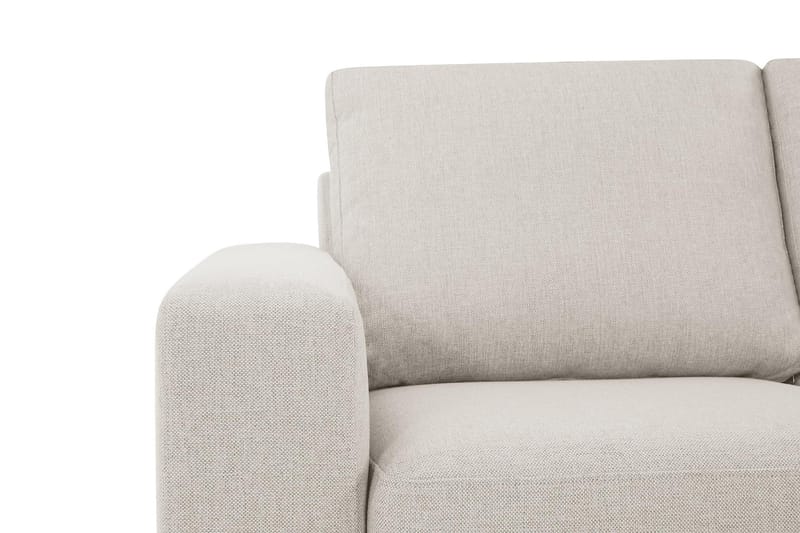 Crazy 3-personers Vendbar L-formet Chaiselongsofa i Stof - Beige - Møbler - Sofaer - Sofa med chaiselong