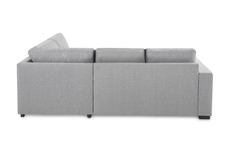 Crazy 3-personers Højrevendt L-formet Chaiselongsofa i Stof - Grå - Møbler - Sofaer - Sofa med chaiselong