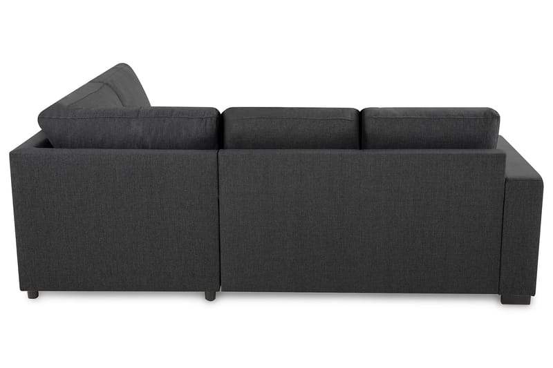 Crazy 3-personers Højrevendt L-formet Chaiselongsofa i Stof - Mørkegrå - Møbler - Sofaer - Sofa med chaiselong