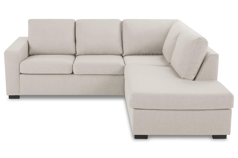 Crazy 3-personers Højrevendt L-formet Chaiselongsofa i Stof - Beige - Møbler - Sofaer - Sofa med chaiselong