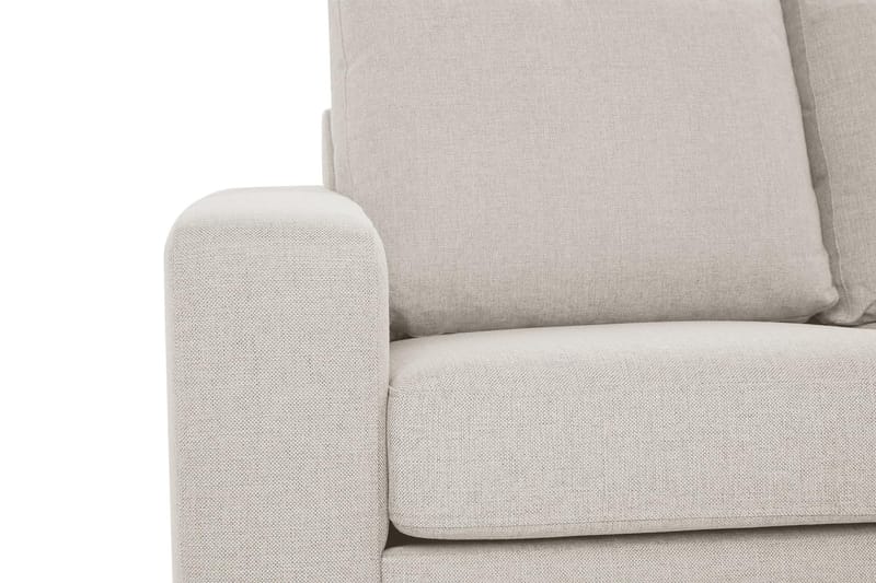 Crazy 3-personers Højrevendt L-formet Chaiselongsofa i Stof - Beige - Møbler - Sofaer - Sofa med chaiselong