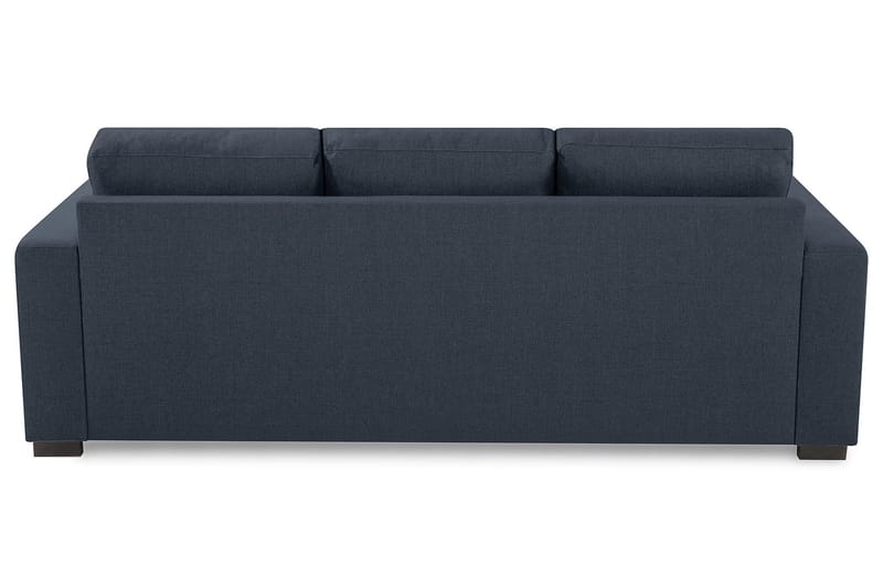 Crazy 3-personers Vendbar L-formet Chaiselongsofa i Stof - Blå - Møbler - Sofaer - Sofa med chaiselong