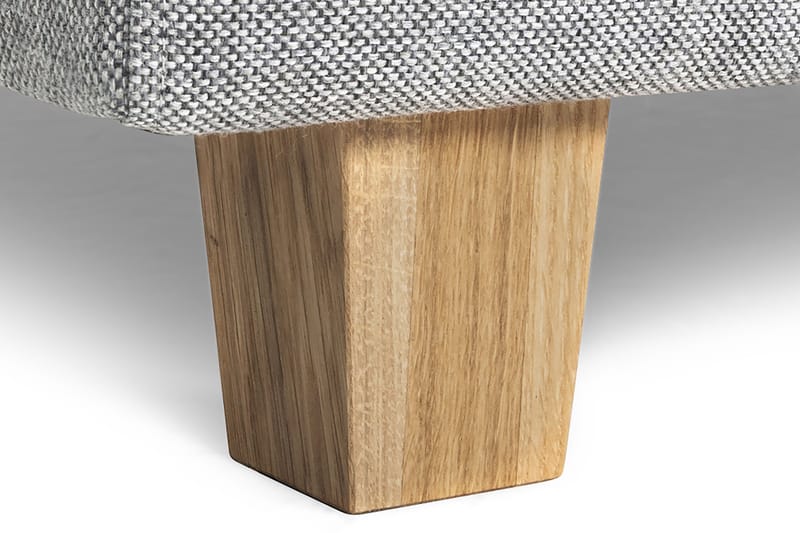 Crazy 3-personers Højrevendt L-formet Chaiselongsofa i Stof - Grå - Møbler - Sofaer - Sofa med chaiselong - 3 personers sofa med chaiselong