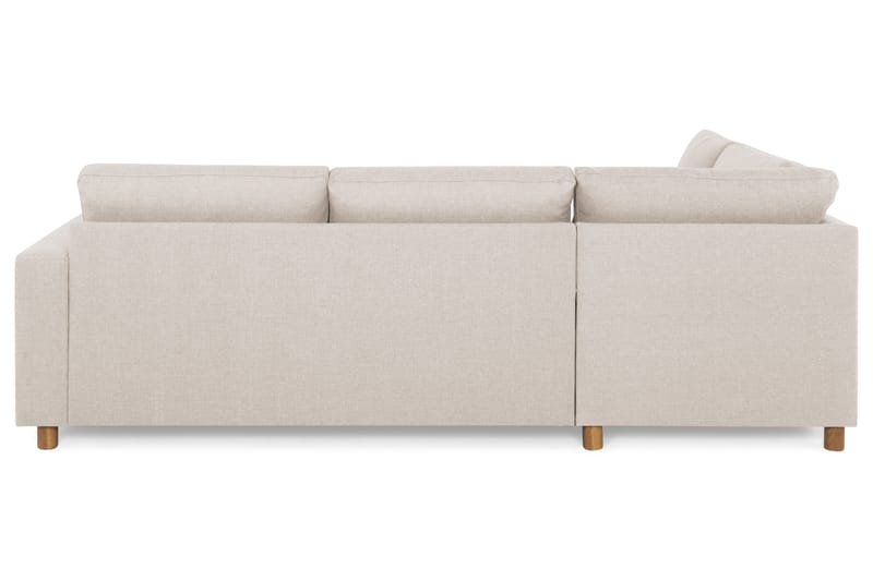 Crazy 3-personers Venstrevendt L-formet Chaiselongsofa i Stof - Beige - Møbler - Sofaer - Sofa med chaiselong