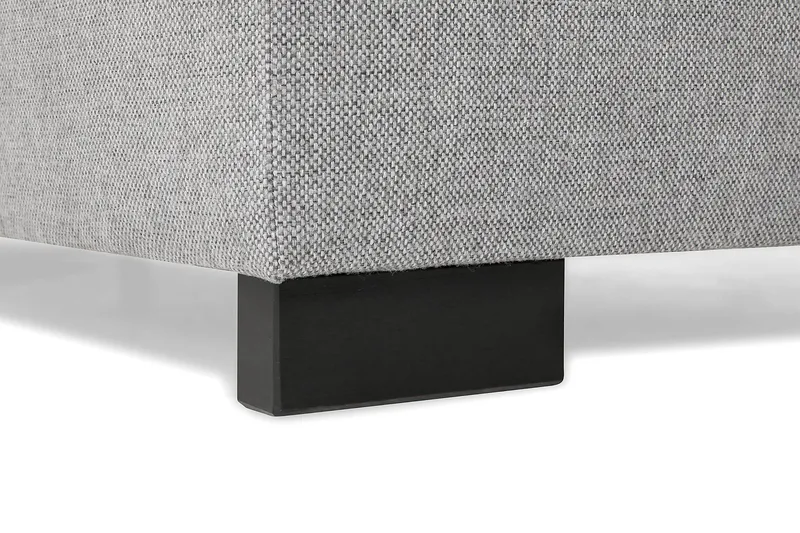 Crazy 3-personers Venstrevendt L-formet Chaiselongsofa i Stof - Grå - Møbler - Sofaer - Sofa med chaiselong - 3 personers sofa med chaiselong