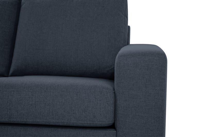 Crazy 3-personers Venstrevendt L-formet Chaiselongsofa i Stof - Blå - Møbler - Sofaer - Sofa med chaiselong