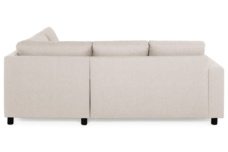 Crazy 3-personers Højrevendt L-formet Chaiselongsofa i Stof - Beige - Møbler - Sofaer - Sofa med chaiselong