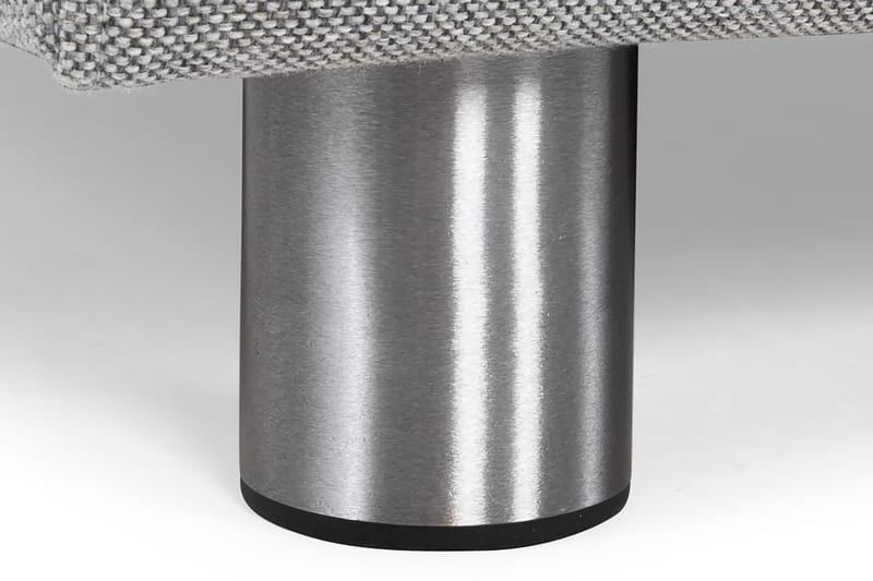 Crazy 3-personers Højrevendt L-formet Chaiselongsofa i Stof - Grå - Møbler - Sofaer - Sofa med chaiselong - 3 personers sofa med chaiselong