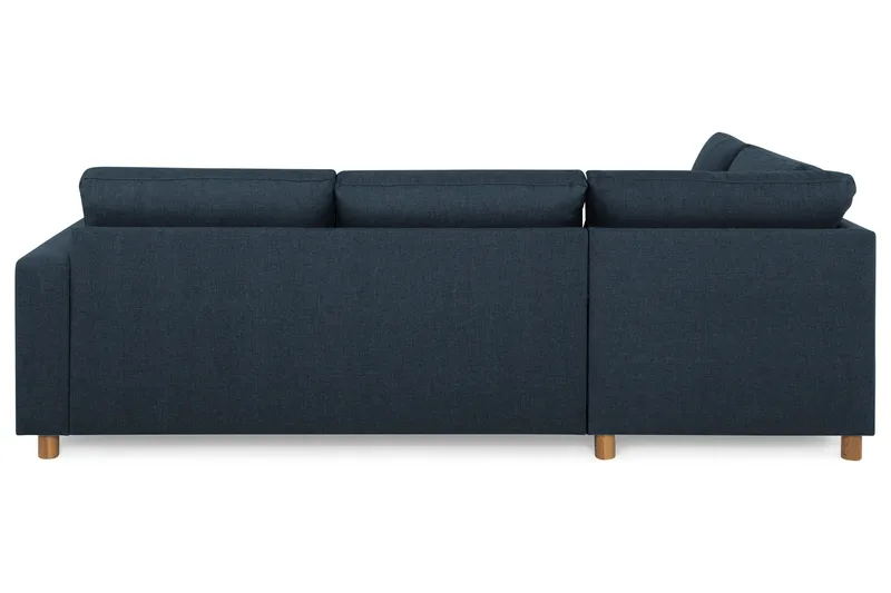 Crazy 3-personers Venstrevendt L-formet Chaiselongsofa i Stof - Blå - Møbler - Sofaer - Sofa med chaiselong