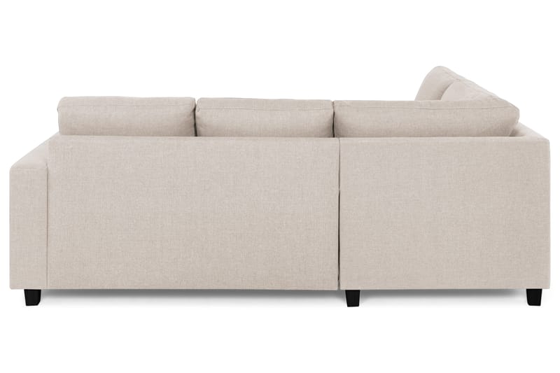 Crazy 3-personers Venstrevendt L-formet Chaiselongsofa i Stof - Beige - Møbler - Sofaer - Sofa med chaiselong - 2-personer sofa med chaiselong