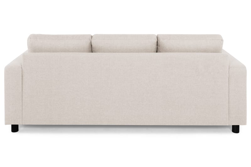 Crazy 3-personers Vendbar L-formet Chaiselongsofa i Stof - Beige - Møbler - Sofaer - Sofa med chaiselong