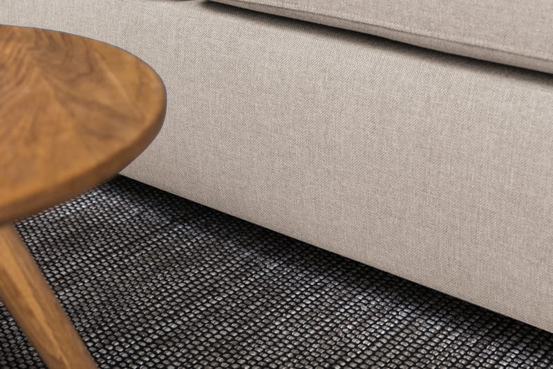 Crazy 3-personers Venstrevendt L-formet Chaiselongsofa i Stof - Beige - Møbler - Sofaer - Sofa med chaiselong