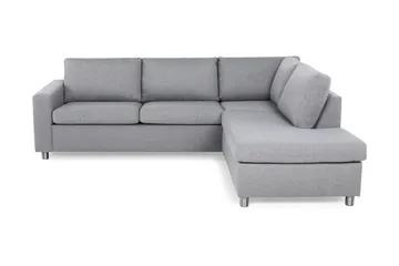 Crazy 3-personers Højrevendt L-formet Chaiselongsofa i Stof