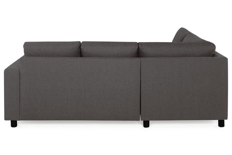 Crazy 3-personers Venstrevendt L-formet Chaiselongsofa i Stof - Mørkegrå - Møbler - Sofaer - Sofa med chaiselong