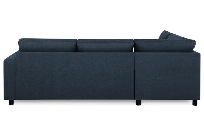 Crazy 3-personers Venstrevendt L-formet Chaiselongsofa i Stof - Blå - Møbler - Sofaer - Sofa med chaiselong