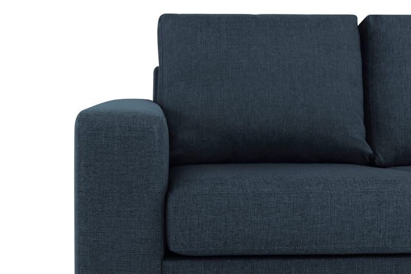Crazy 3-personers Vendbar L-formet Chaiselongsofa i Stof - Blå - Møbler - Sofaer - Sofa med chaiselong - 3 personers sofa med chaiselong