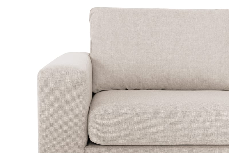 Crazy 3-personers Højrevendt L-formet Chaiselongsofa i Stof - Beige - Møbler - Sofaer - Sofa med chaiselong