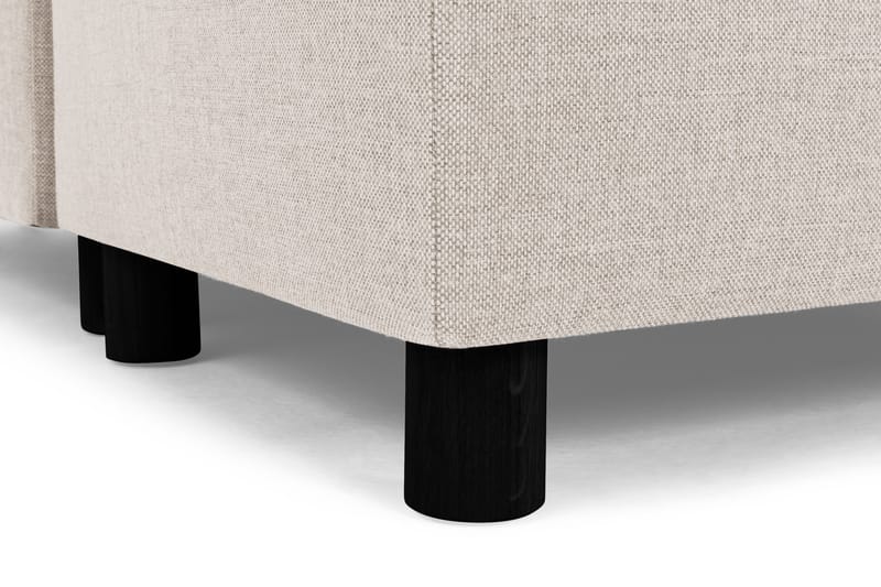 Crazy 3-personers Venstrevendt L-formet Chaiselongsofa i Stof - Beige - Møbler - Sofaer - Sofa med chaiselong