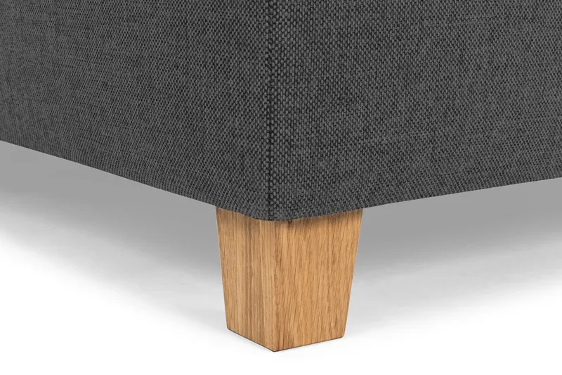 Crazy 3-personers Venstrevendt L-formet Chaiselongsofa i Stof - Mørkegrå - Møbler - Sofaer - Sofa med chaiselong - 3 personers sofa med chaiselong