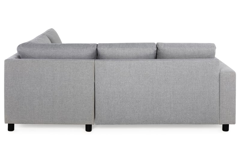 Crazy 3-personers Højrevendt L-formet Chaiselongsofa i Stof - Grå - Møbler - Sofaer - Sofa med chaiselong