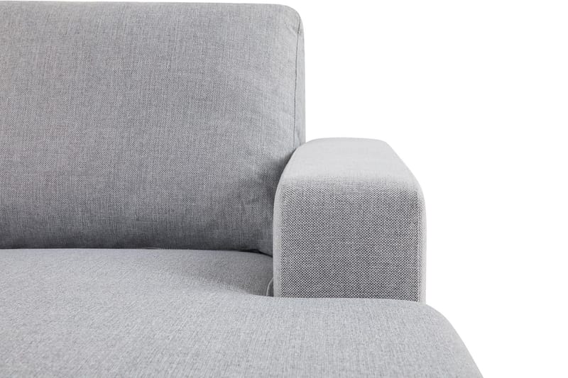 Crazy 3-personers Vendbar L-formet Chaiselongsofa i Stof - Grå - Møbler - Sofaer - Sofa med chaiselong - 3 personers sofa med chaiselong