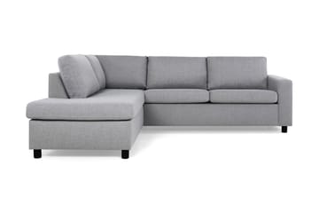 Crazy 3-personers Venstrevendt L-formet Chaiselongsofa i Stof