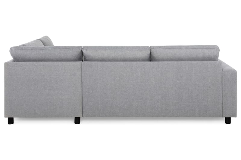Crazy 3-personers Højrevendt L-formet Chaiselongsofa i Stof - Grå - Møbler - Sofaer - Sofa med chaiselong