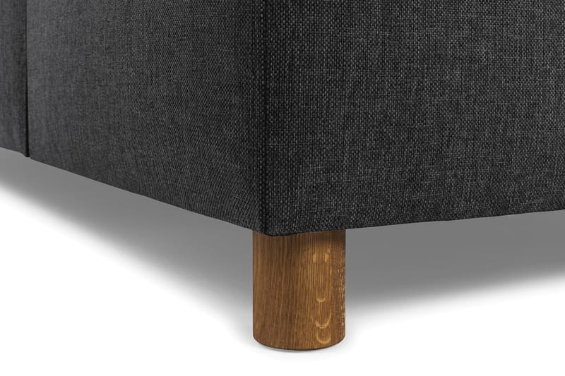 Crazy 3-personers Vendbar L-formet Chaiselongsofa i Stof - Antracit - Møbler - Sofaer - Sofa med chaiselong