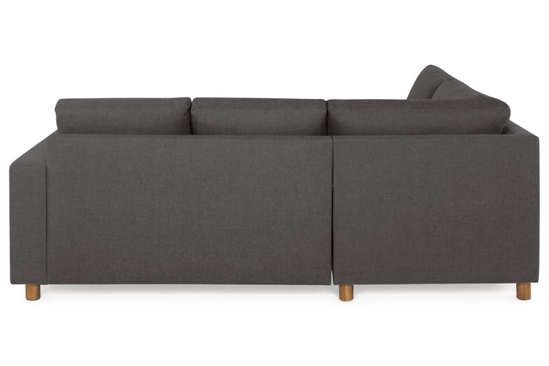 Crazy 3-personers Venstrevendt L-formet Chaiselongsofa i Stof - Mørkegrå - Møbler - Sofaer - Sofa med chaiselong