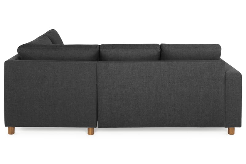 Crazy 3-personers Højrevendt L-formet Chaiselongsofa i Stof - Antracit - Møbler - Sofaer - Sofa med chaiselong