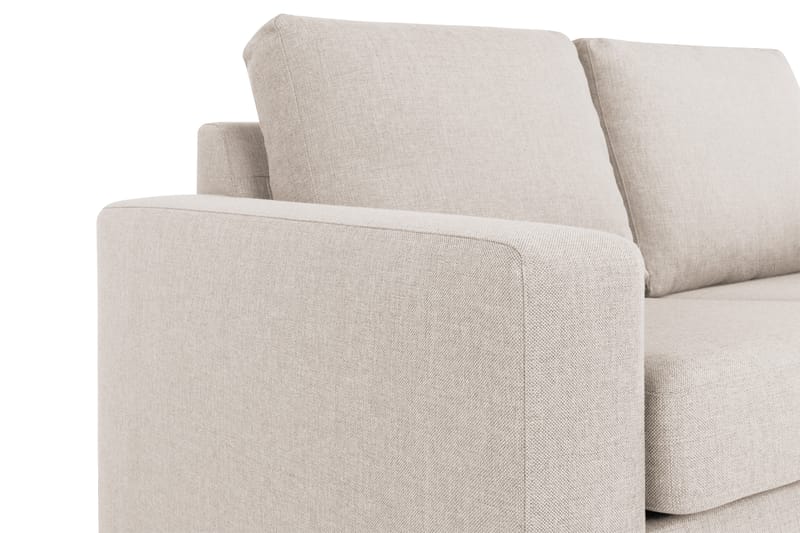 Crazy 3-personers Højrevendt L-formet Chaiselongsofa i Stof - Beige - Møbler - Sofaer - Sofa med chaiselong