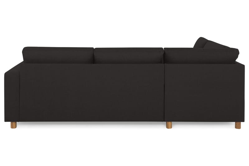 Crazy 3-personers Venstrevendt L-formet Chaiselongsofa i Stof - Antracit - Møbler - Sofaer - Sofa med chaiselong