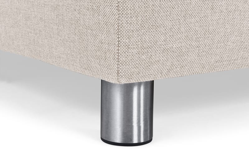 Crazy 3-personers Venstrevendt L-formet Chaiselongsofa i Stof - Beige - Møbler - Sofaer - Sofa med chaiselong