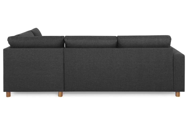 Crazy 3-personers Højrevendt L-formet Chaiselongsofa i Stof - Antracit - Møbler - Sofaer - Sofa med chaiselong