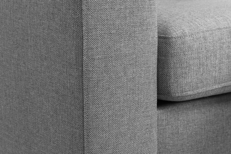 Crazy 3-personers Højrevendt L-formet Chaiselongsofa i Stof - Grå - Møbler - Sofaer - Sofa med chaiselong