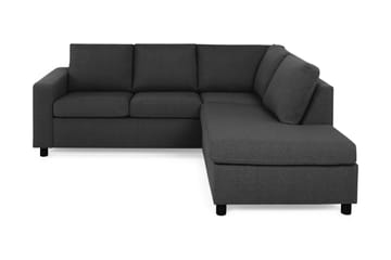 Crazy 3-personers Højrevendt L-formet Chaiselongsofa i Stof