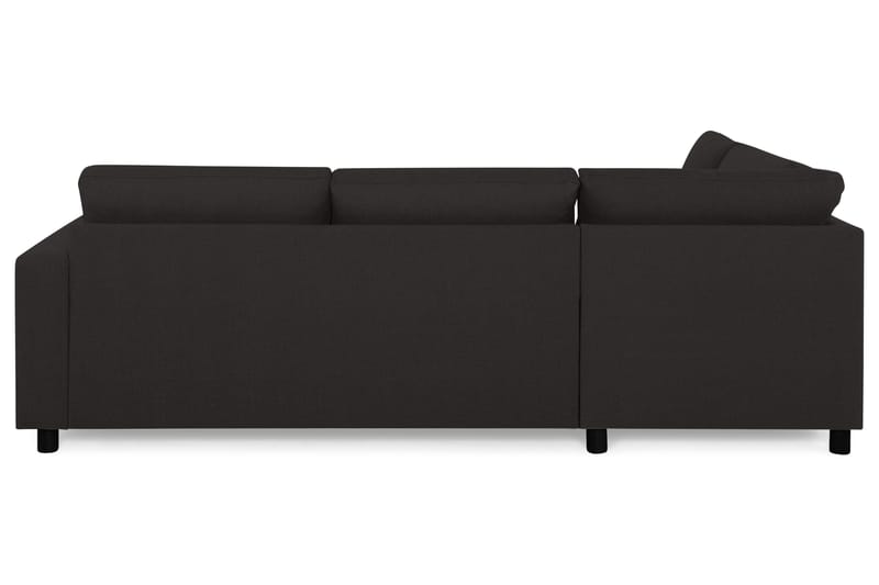 Crazy 3-personers Venstrevendt L-formet Chaiselongsofa i Stof - Antracit - Møbler - Sofaer - Sofa med chaiselong
