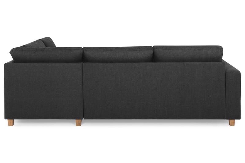Crazy 3-personers Højrevendt L-formet Chaiselongsofa i Stof - Antracit - Møbler - Sofaer - Sofa med chaiselong