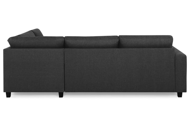 Crazy 3-personers Højrevendt L-formet Chaiselongsofa i Stof - Antracit - Møbler - Sofaer - Sofa med chaiselong