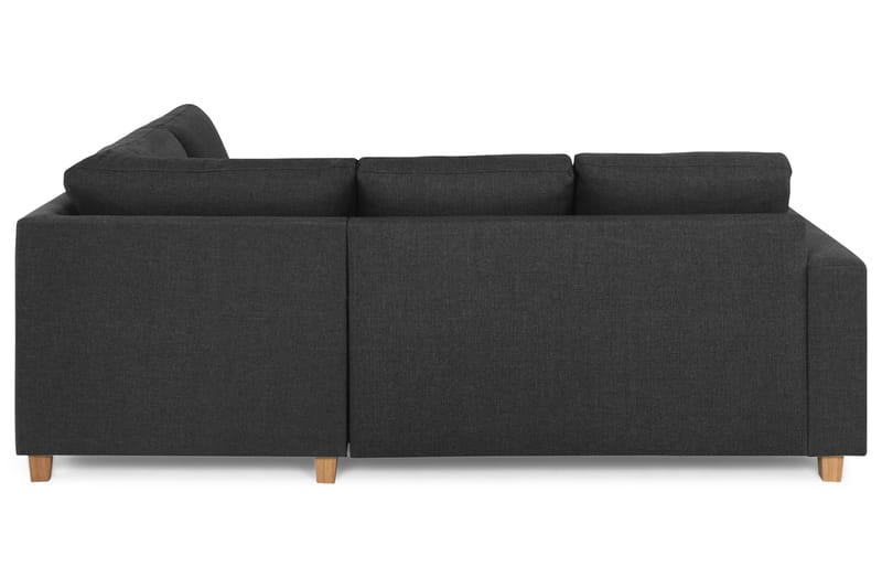 Crazy 3-personers Højrevendt L-formet Chaiselongsofa i Stof - Antracit - Møbler - Sofaer - Sofa med chaiselong