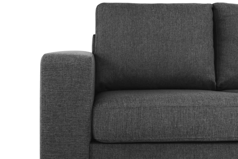 Crazy 3-personers Højrevendt L-formet Chaiselongsofa i Stof - Antracit - Møbler - Sofaer - Sofa med chaiselong