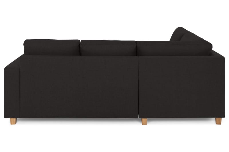 Crazy 3-personers Venstrevendt L-formet Chaiselongsofa i Stof - Antracit - Møbler - Sofaer - Sofa med chaiselong