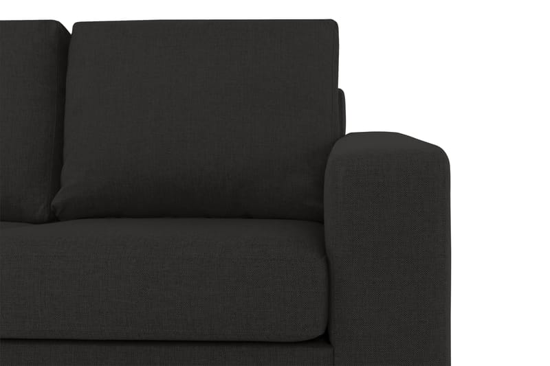 Crazy 3-personers Venstrevendt L-formet Chaiselongsofa i Stof - Antracit - Møbler - Sofaer - Sofa med chaiselong