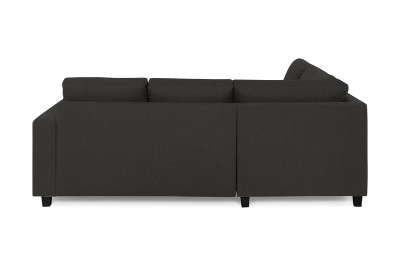 Crazy 3-personers Venstrevendt L-formet Chaiselongsofa i Stof - Antracit - Møbler - Sofaer - Sofa med chaiselong