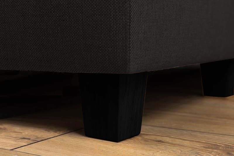 Crazy 3-personers Venstrevendt L-formet Chaiselongsofa i Stof - Antracit - Møbler - Sofaer - Sofa med chaiselong